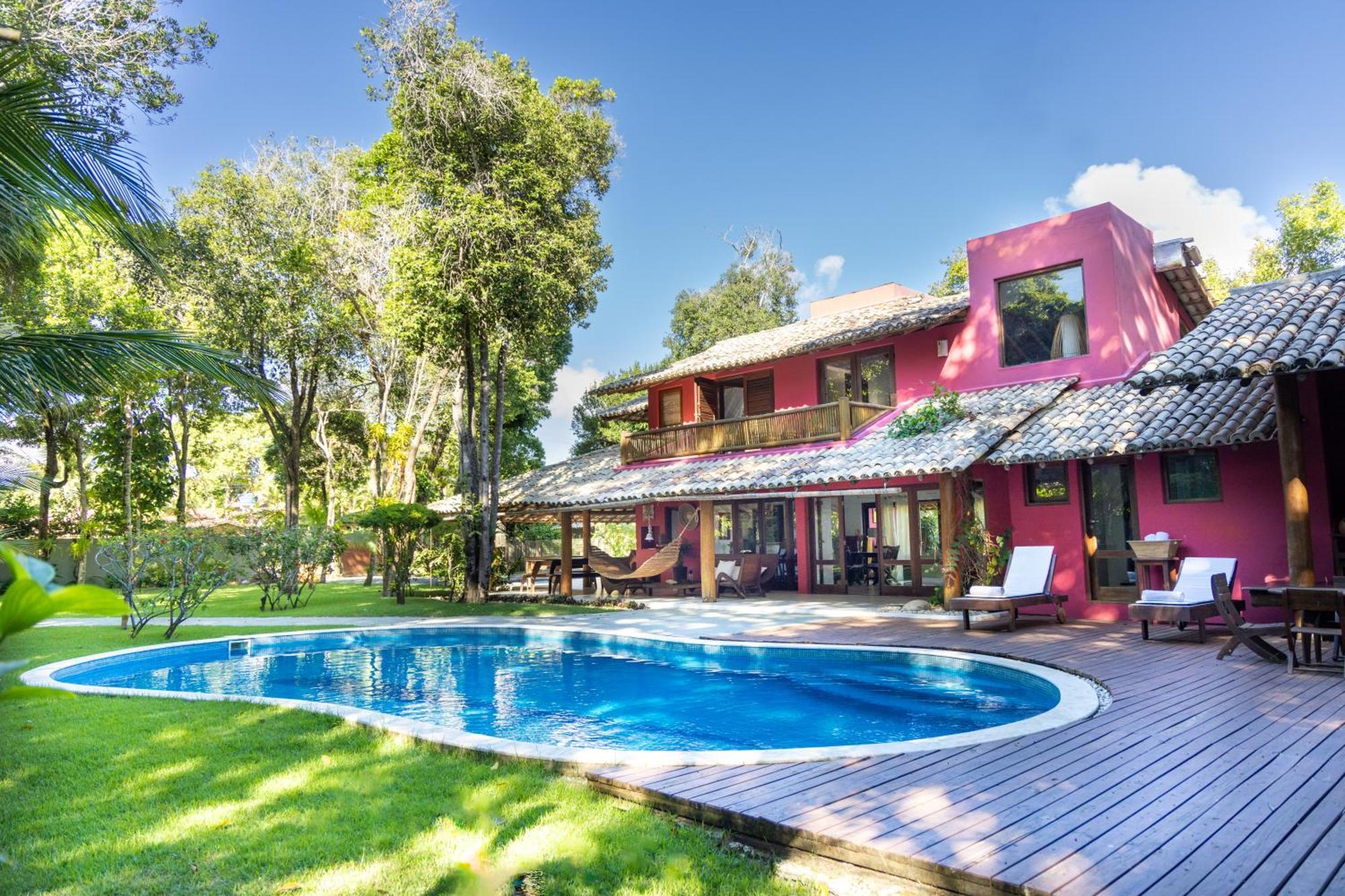 Vila Casa Rosa Coqueiros Porto Seguro Exteriér fotografie