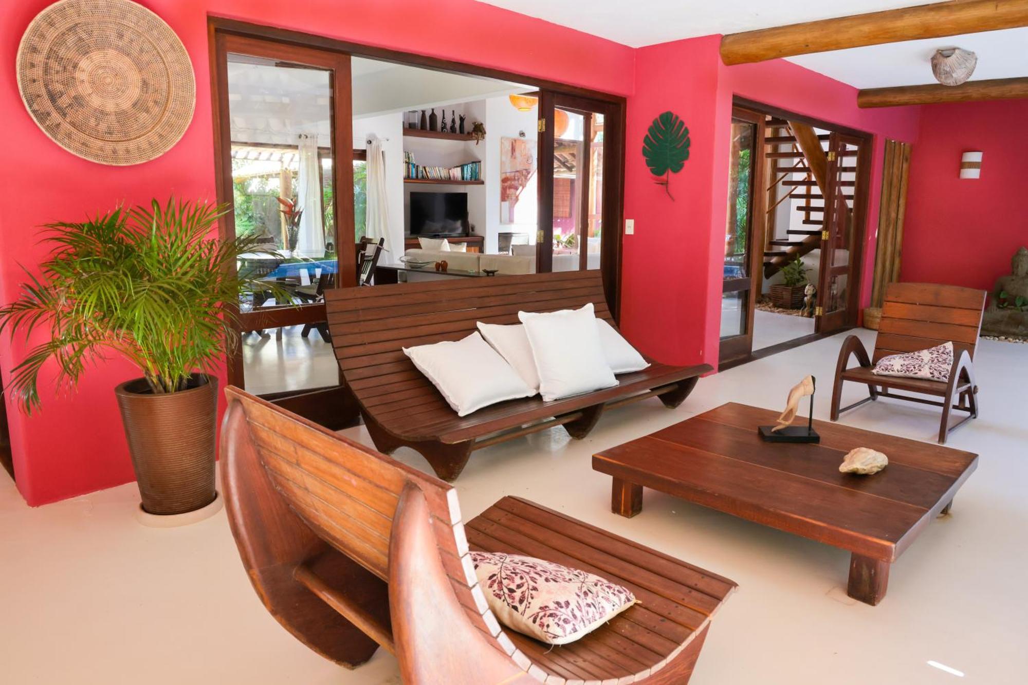 Vila Casa Rosa Coqueiros Porto Seguro Exteriér fotografie